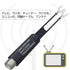 Goupchn Matching Transformer 2 Pack, Nickel Plated 75 Ohm to 300 Ohm UHF/VHF/FM Converter Adapter with F Type Female