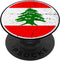 Lebanon Heartbeat Proud Lebanese Flag PopSockets Swappable PopGrip