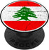 Lebanon Heartbeat Proud Lebanese Flag PopSockets Swappable PopGrip