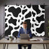 Vyrn Klynt Decor,12x8ft Abstract Dairy Cattle Cow Skin Texture Photography Backdrop for Portrait Photo,Photoshoot