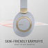 LORELEI B-C6 Wireless Over Ear Headphones, 50H Playtime, Foldable Lightweight Bluetooth Headsets, Deep Bass, Built-in