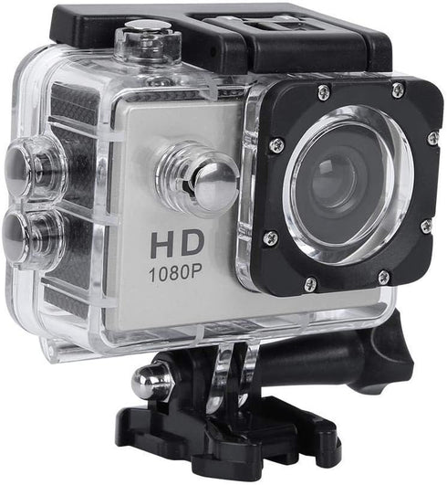 VBESTLIFE Mini Ultra HD Action Camera, 1080P 12MP Sports Camera with Wide Angle Lens, Full HD 2.0 Inch TFT LCD Screen,