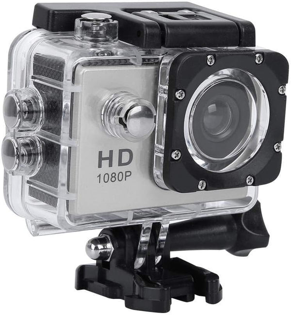 VBESTLIFE Mini Ultra HD Action Camera, 1080P 12MP Sports Camera with Wide Angle Lens, Full HD 2.0 Inch TFT LCD Screen,