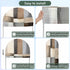 Jnbasdffb 7.2 Abstract Brown Beige Wedding Arch Cover, Stretchy Spandex Arch Backdrop Stand Covers FT, Simple Oil