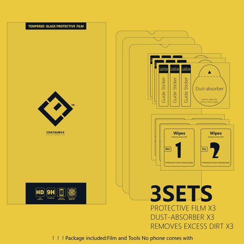 CENTAURUS Replacement Tempered Glass Screen Protector for L-G V30, 3 Pack, HD Full Coverage