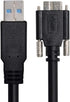 cablecc USB 3.0 A Type Male to Micro USB 3.0 B Male Cable with Mount Panel Screws