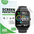 Compatible for Nerunsa P66D Smart Watch Screen Protector (6 Pack), Flexible Full Coverage Clear TPU Film for Poounur