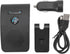 Handsfree Bluetooth Car Kit, Auto Power On Navigation Assistant, Visor Bluetooth Receiver with Back Clip