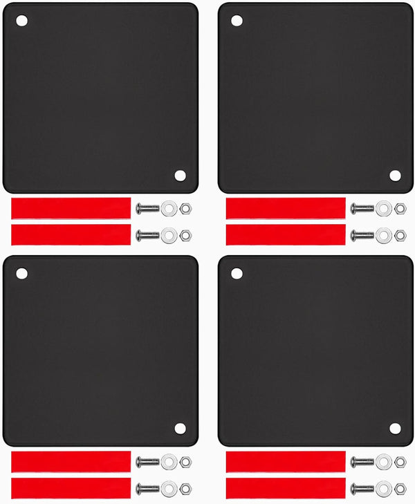 ELECHOI 4PCS Self-Adhesive Magnetic Mount Pad, Compatible with Magnetic Mounts of Strobe Beacons,