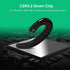 Wireless Bone Conduction Headset, Bluetooth 4.2 Ear-Hook Stereo Earphones with Mic for iPhone (Black)