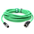 Ethernet Adapter Cable for SICK Keyence Datalogic Omron Vision Sensor System, M12 4 Pin to RJ45 Jack, 5m