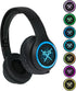 Wireless Headphones with Sword led Lights,Kids Headphones Bluetooth,Toddlers Headphones for Boys Girls Amazon Fire Tablet/Laptop/Pad/School (Black Sword)