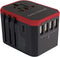 CACTECHS International Universal Travel Adapter Worldwide 4 USB 1 Type C Travel Charger,