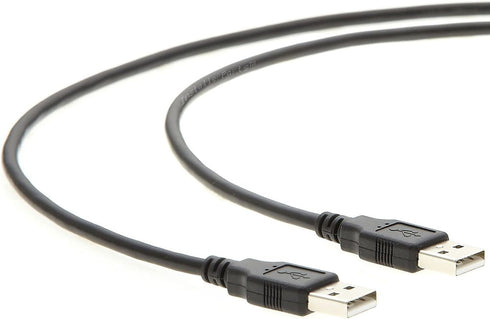 InstallerParts 3 ft High Speed USB 2.0 Cable - A-Male to A-Male - Black