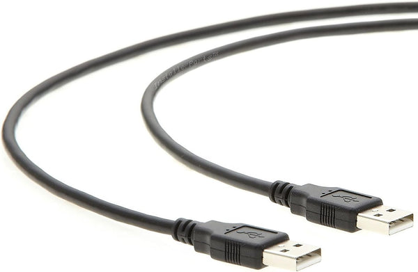 InstallerParts 3 ft High Speed USB 2.0 Cable - A-Male to A-Male - Black
