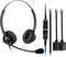 Lightweight Wired RJ9 Telephone Headphone Call Center Headset, Compatible with Yealink & Grandstream Phones