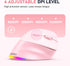 MEETION Bluetooth(5.2 3.0) 4 Ergonomic Mouse Wireless, Vertical Mouse RGB Backlit, Rechargeable Mice for + USB-A