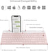Logitech K585 Multi-Device Slim Wireless Keyboard with Built-in Cradle for Laptop, Tablet, Smartphone, Rose