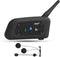 EJEAS V6 Pro Motorcycle Bluetooth Headset - Upgraded 2 Riders Intercom Helmet Communication System (1 Pack)