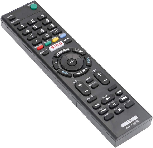 RMT-TX200U Replace Remote Control for Sony TV Models: XBR-55X750D, XBR-65X700D, XBR-55X707D, XBR65Z9D, XBR75Z9D,