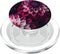 PopSockets PopGrip for MagSafe: Dahlia Flower Floral Nature Garden Pink Purple Maroon Design