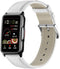 Leather Watch Bands for Mindrose H80, Soft Genuine Leather Replacement Wristband for Fitness Trackers