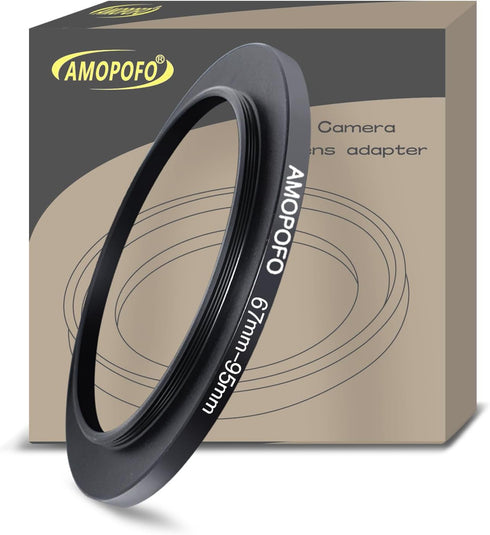 67mm Lens to 95mm Camera Filter Ring, Compatible with All 67mm Camera Lens & 95mm UV, ND, CPL Accessories