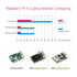 Waveshare Active Cooler Fan with Thermal Pads, Aluminium Heatsink, Compatible with Raspberry Pi 5