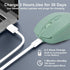 Bluetooth Mouse, Rechargeable Wireless Mouse for Laptop/iPad/MacBook, Silent Portable Slim for Surface Pro/PC (Light