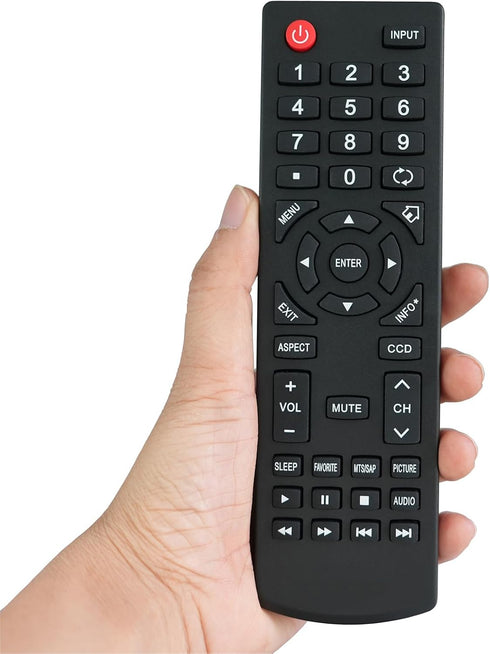 Remote Control for Dynex LCD LED HDTV TV, Fit for DX-32E250A12 DX-24E150A11 DX-19LD150A11 DX-L42-10A