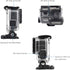 Side Open Skeleton Housing Case for GoPro Hero 5/6/7 Black Action Camera, Protective Lens Removal Not Needed