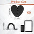 8 Pcs Cell Phone Finger Ring Heart Grip, Metal Phone Charm Loop Stand, Cute Accessories for DIY Phone Case