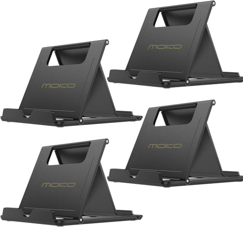 MoKo Adjustable Foldable Portable Electronic Device Stand, Compatible with 6-11 Inch Tablets and