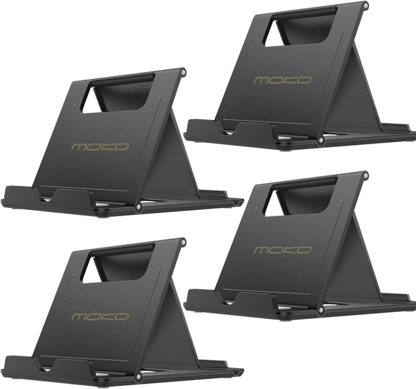 MoKo Adjustable Foldable Portable Electronic Device Stand, Compatible with 6-11 Inch Tablets and