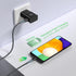 Adaptive Fast Charging Wall Charger with USB C Cable 10Ft, Excgood Fast Charger Power Adapter USB Type C Cable Fast Charging Compatible with Galaxy S23 S22 S21 S8 S9 S10 A13 A14 A03s-Black