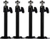 5.5inch Security Camera Wall Mount for Arlo Camera - CCTV Bullet Video Camera Ceiling Mount (4 Packs, Black)