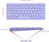 Ultra-Slim Bluetooth Keyboard, Wireless, Compatible with iPad 10th/10.2(9th/8th/7th Gen), Light Purple