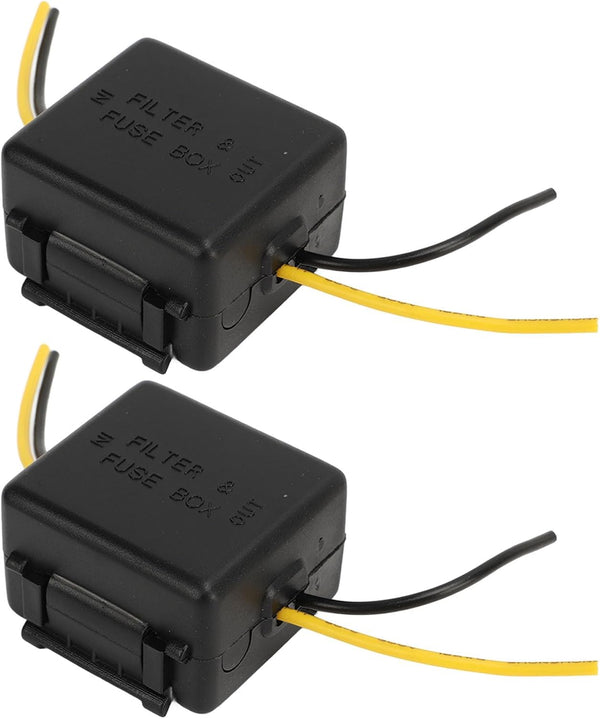 Car Power Filter Noise Ground Loop Isolator Suppressor for 12V Car Stereo Audio Radio Amplifier Speaker