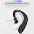 Bluetooth Headset, Bluetooth 5.2 Headset Waterproof Ultralight Hands-Free Single Ear Business Earphone for Sport