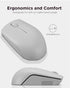 Lenovo 300 Wireless Mouse, Ambidextrous Design, 2.4 GHz Nano USB Receiver, 12 Month Battery Life for PC, Laptop