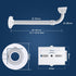 WiTi Solid J-Pole Bracket for Security Surveillance Cameras, Adjustable Wall and Ceiling Mount for CCTV IP Camera