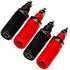 CESS Amplifier Terminal Connector Binding Post, Banana Plug Jack Socket Panel/Chassis Mount Connectors (4 Pack)