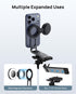 SODI 17 16 15 14 13 12 Magnetic Phone Tripod Stand for iPhone - Strong Magnet Foldable Cell Phone Stand for Vlog, Gym