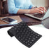 Roll-up Silicone Keyboard, Fully Sealed Silent Soft USB Wired Keyboard, 85 Keys Foldable Waterproof Flexible (Black)