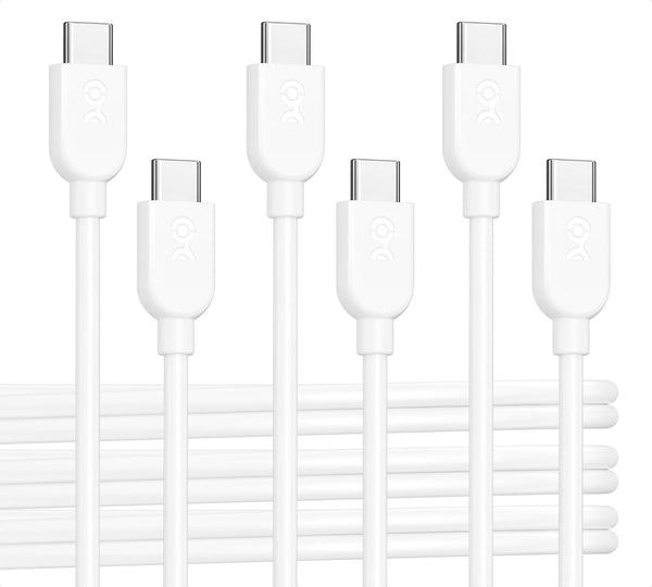 Cable Matters 3-Pack Extreme Flexible Long USB C Charging Cable 10ft, Support 60W PD for iPhone 15, Galaxy S23