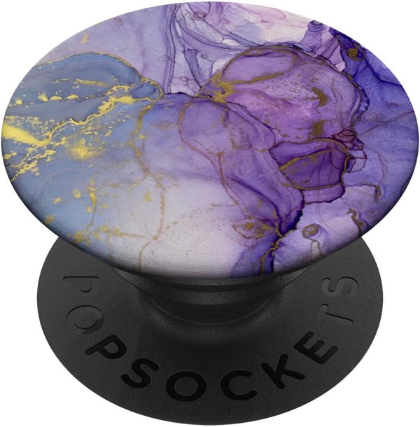 Watercolor Purple Abstract Pattern PopSockets Swappable PopGrip