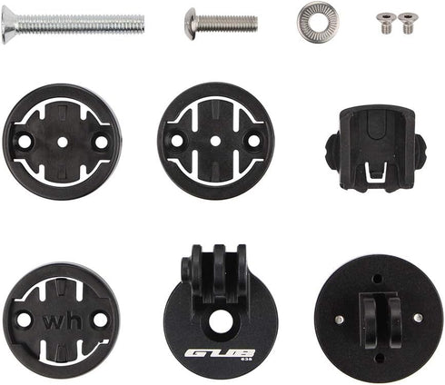 Angle Adjustable Bike Computer Mount - Stem Top Cap Holder Compatible with Garmin Edge, Wahoo Elemnt, Bryton, Cateye