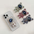 WLngtv 3D Cute Astronaut Phone Stand Holder, Universal Compatibility, Adjustable Stand, Hidden Kickstand, Moving Star
