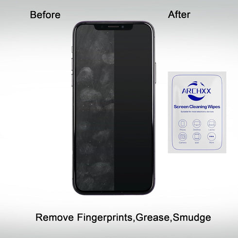 120 Count 6"x6" ARCHXX Screen Wipes for Electronics, Pre-Moistened Screen Cleaner for Screens