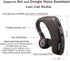 Ambar Wireless Bluetooth Earpiece with Built-in Mic, Ideal for Hands-Free Calling, Compatible with iPhone & Android